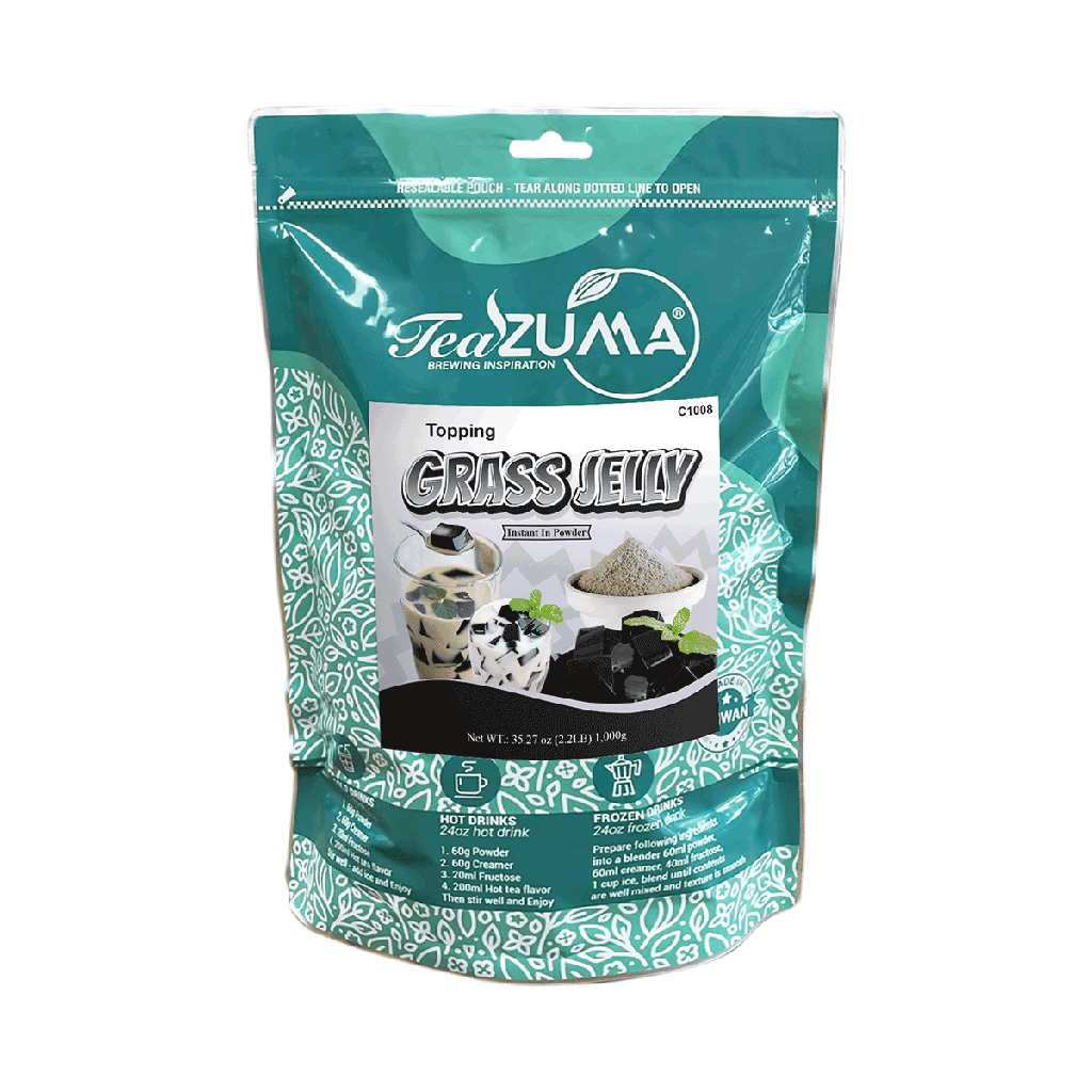 TEAZUMA GRASS JELLY POWDER 2.2 lbs 10 bags/Case