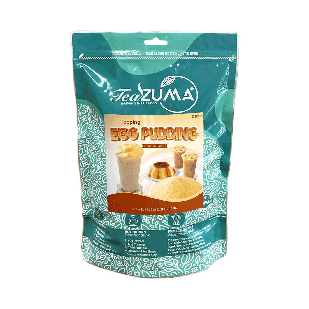 TEAZUMA EGG PUDDING POWDER 2.2 lbs 10 bags/Case