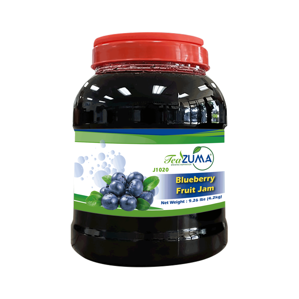 TEAZUMA BLUEBERRY JAM 9.61 lbs bottle x 4/Case 38.44 lbs