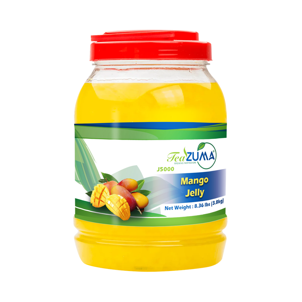 TEAZUMA Mango Jelly (Coconut) 8.37 lbs X 4 Bottle/Case 33.48 lbs