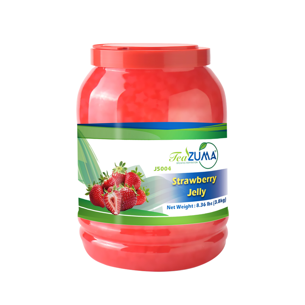 TEAZUMA Strawberry Coconut Jelly 8.37 lbs X 4 Bottle/Case