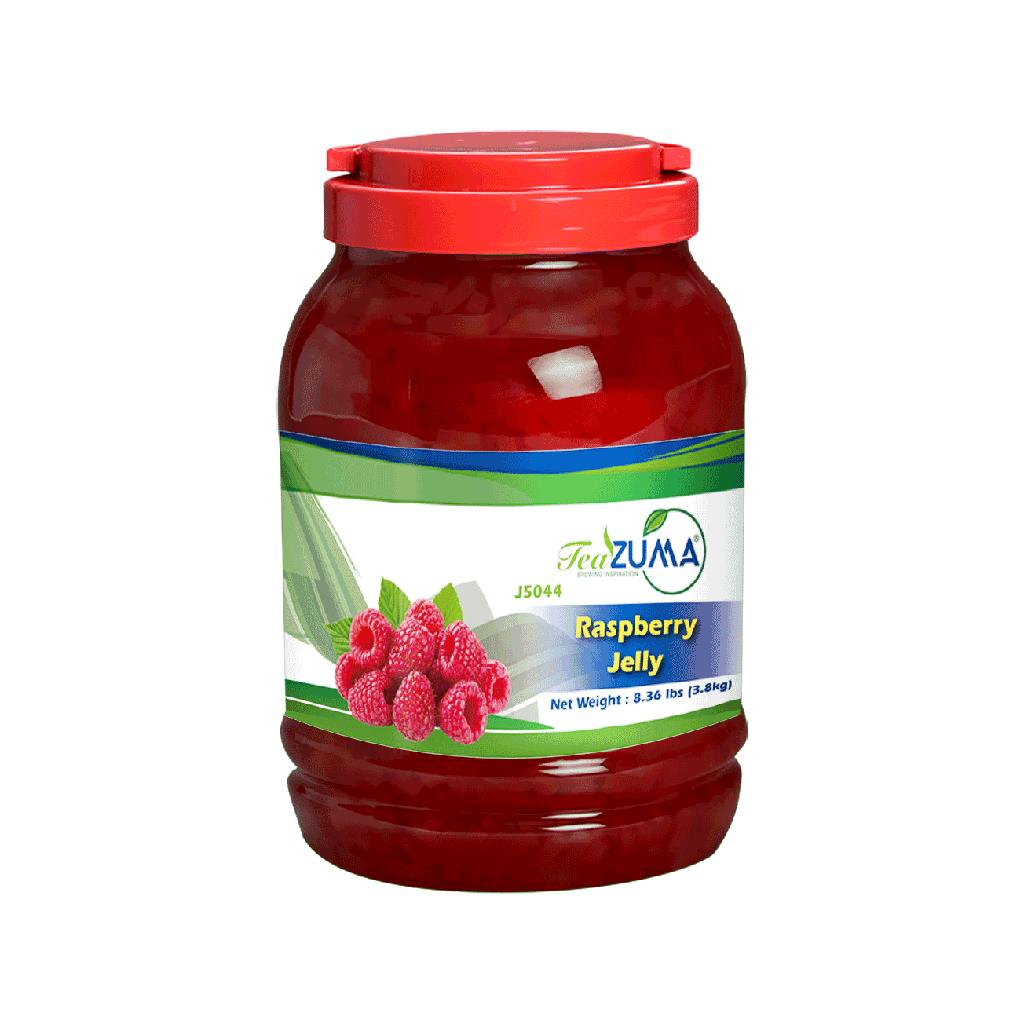 TEAZUMA RASBERRY Coconut Jelly 8.37 lbs 4 Bottle/Case