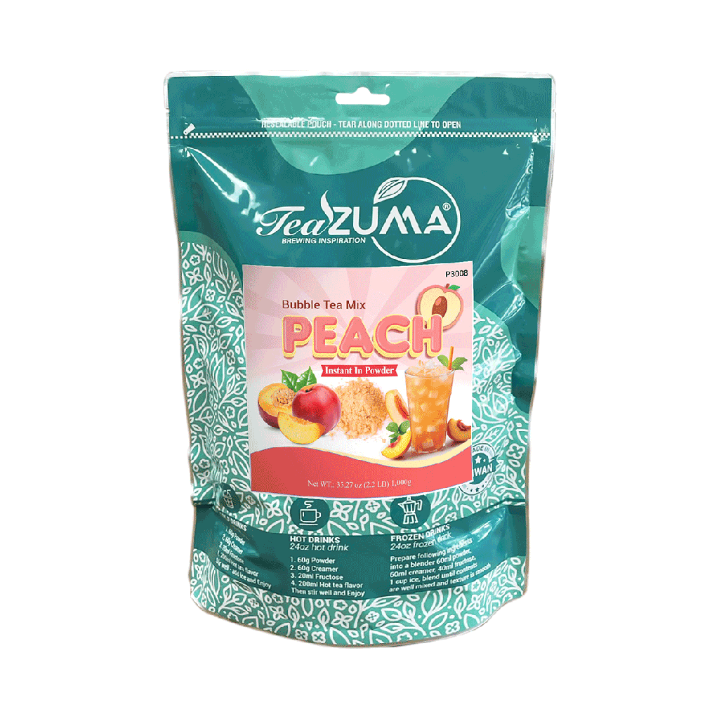 TEAZUMA PEACH POWDER 2.2 lbs 10 bags/Case