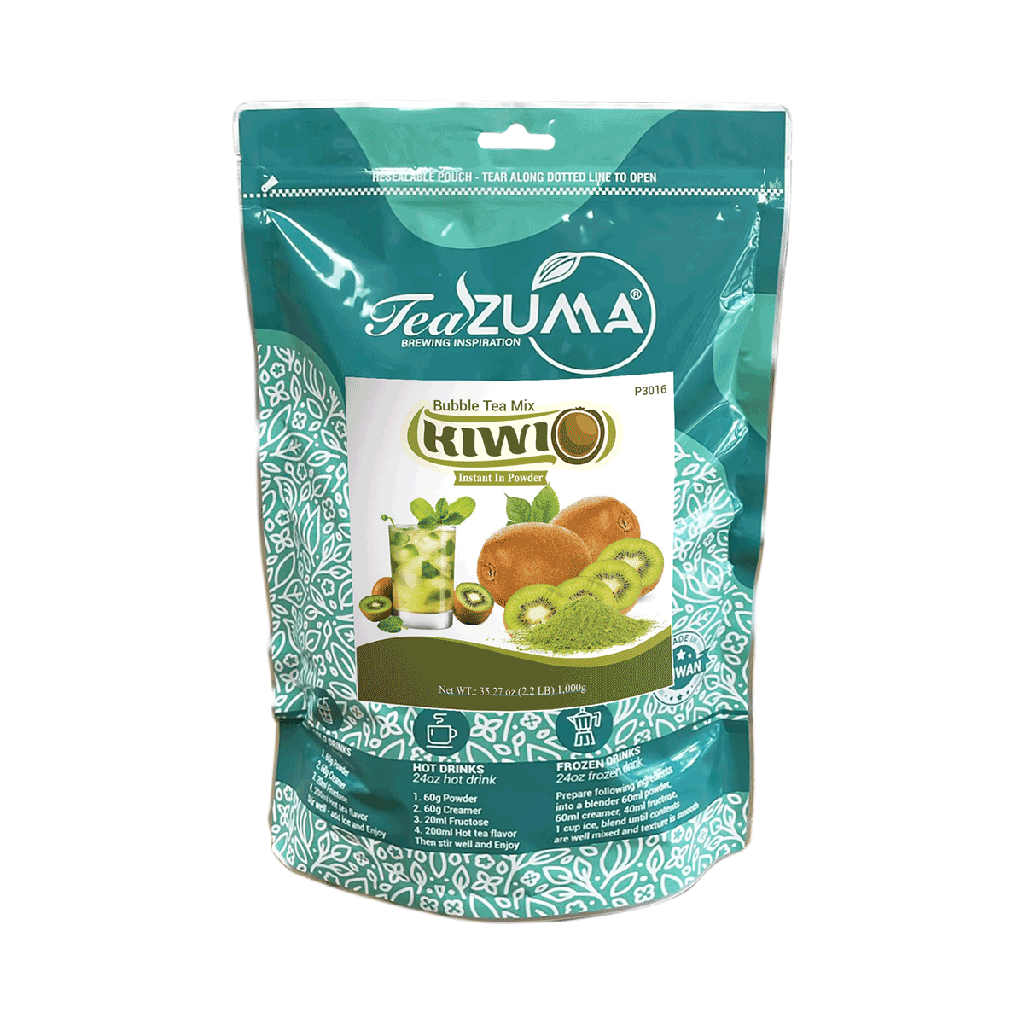 TEAZUMA KIWI POWDER 2.2 lbs 10 bags/Case