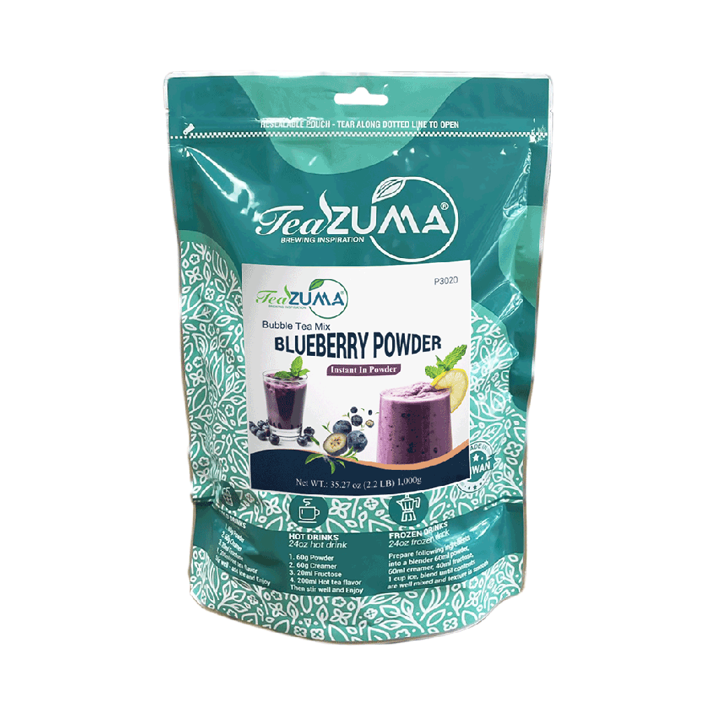 TEAZUMA BLUEBERRY POWDER 2.2 lbs 10 bags/Case