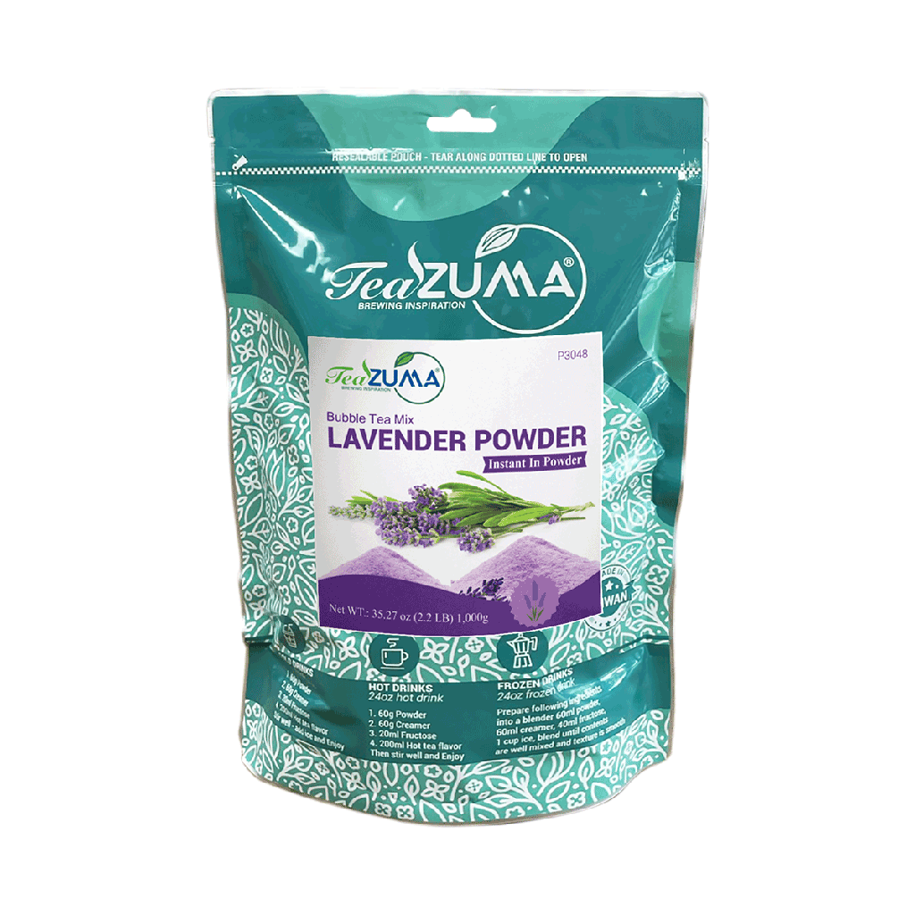 TEAZUMA LAVENDER POWDER 2.2 lbs 10 bags/Case