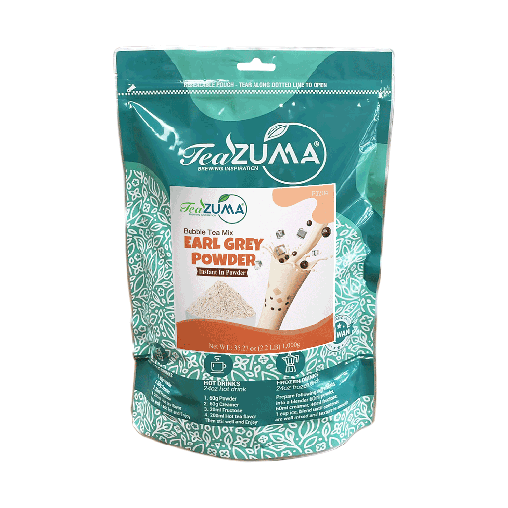 TEAZUMA EARL GREY POWDER 2.2 lbs 10 bags/Case