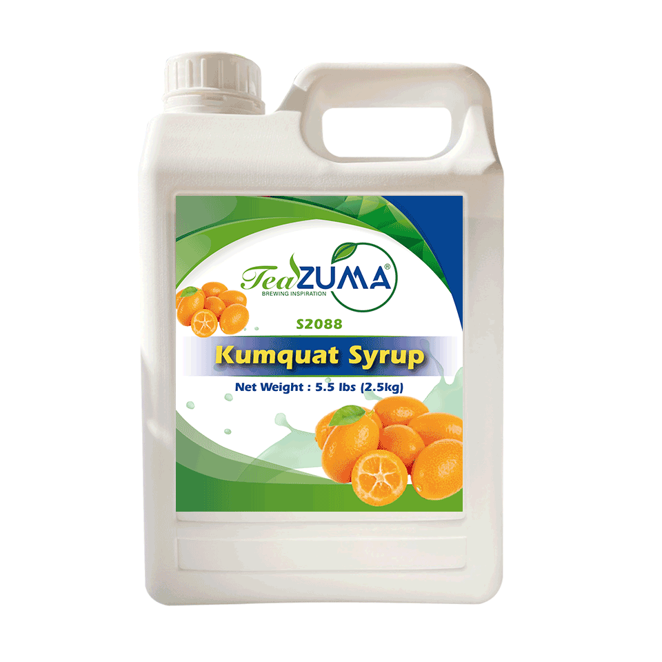 TEAZUMA KUMQUAT SYRUP 5.5 lbs x 6 bottle/Case 33 lbs