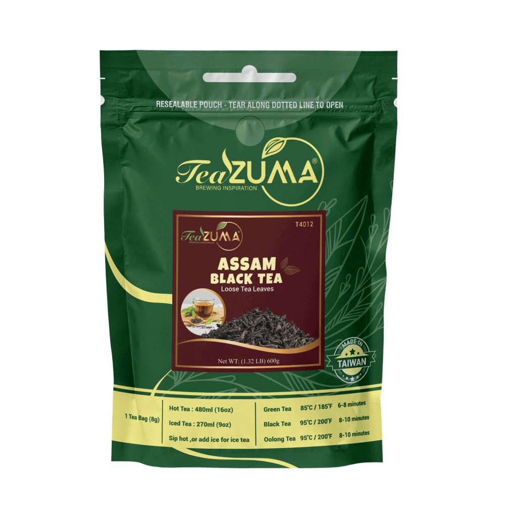 TEAZUMA ASSAM BLACK TEA 600g 1.32 lbs 12 Bag/Case