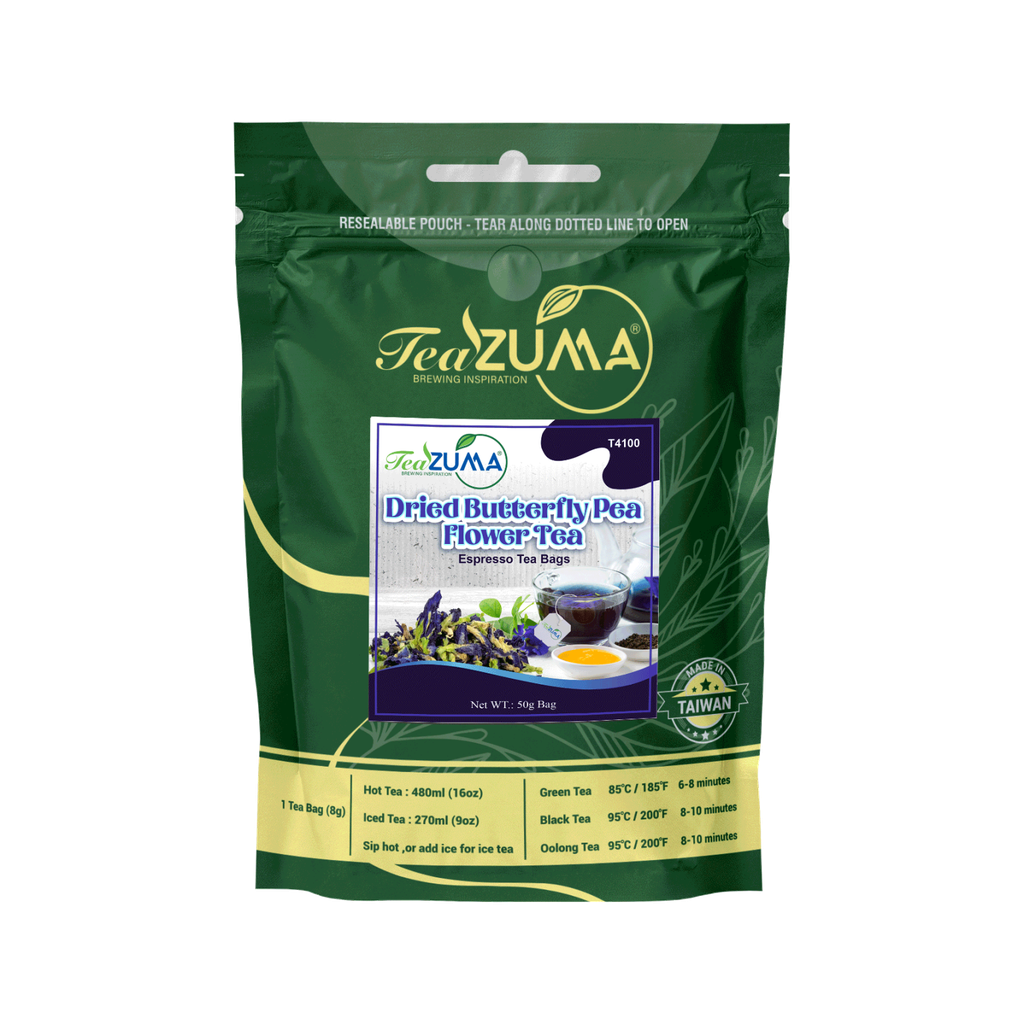 TEAZUMA DRIED BUTTERFLY PEA TEA (Loose) 40bag/Case