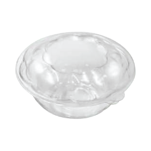 TOGO WARE 24oz PET Round Clear Salad Bowl 200/Sets