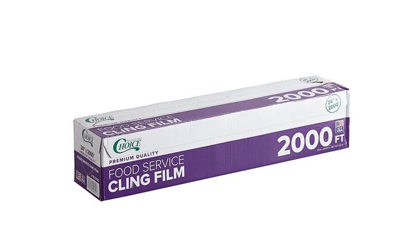 Choice 24" x 2000' Foodservice Film with Serrated Cutter