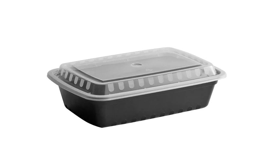 38oz Rectangular Cont With Lid 150Sets/Carton