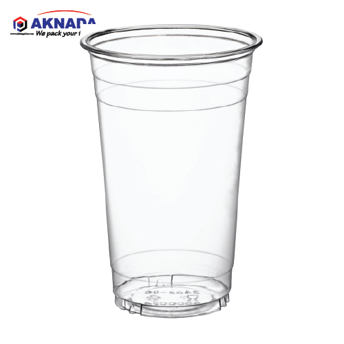 AKNADA Clear PET CUP 98mm (590ml) 20oz  1000 pcs/Carton