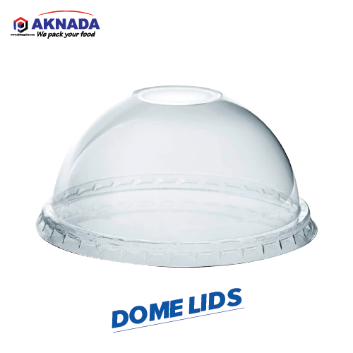 AKNADA Plastic Dome Lid Cover Top PET 98mm 2000 pcs/Case