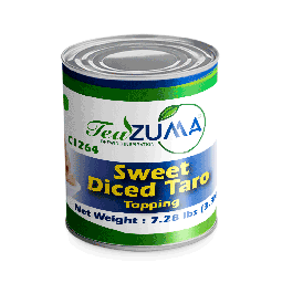 [C1264] TEAZUMA CANNED SWEET DICED TARO 7.28 lbs 6can/Case