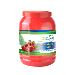 [J5004] TEAZUMA Strawberry Coconut Jelly 8.37 lbs X 4 Bottle/Case