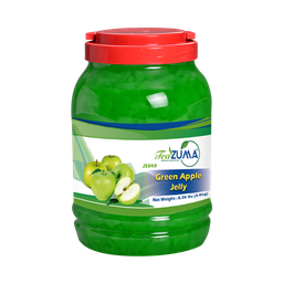 [J5040] TEAZUMA GREEN APPLE JELLY (Coconut) 8.37 lbs X 4 Bottle/Case