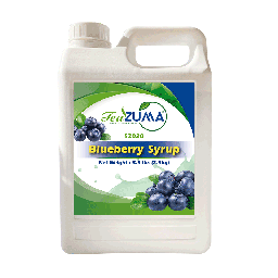 [S2020] TEAZUMA BLUEBERRY SYRUP 5.5 lbs x 6 bottle/Case 33 lbs