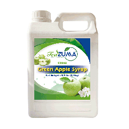 [S2040] TEAZUMA GREEN APPLE SYRUP 5.5 lbs x 6 bottle/Case 33lbs