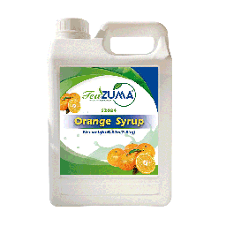 [S2084] TEAZUMA Orange Syrup 5.5 lbs 6 Bottle/Case