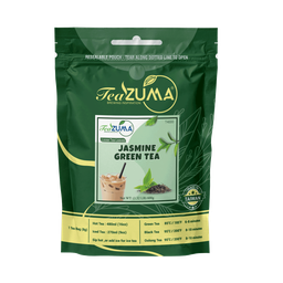 [T4000] TEAZUMA JASMINE GREEN TEA 600g 1.32 lbs 12 Bag/Case