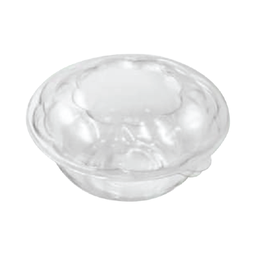 [E801] TOGO WARE 24oz PET Round Clear Salad Bowl 200/Sets