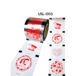 [USL-003] AKNADA Sealing Film 2292 PP Cups  90mm - 95mm 6 Rolls/Carton ( Printed Red ) (Milk Tea For You)