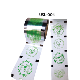 [USL-004] AKNADA Sealing Film 2292 PP Cups  90mm - 95mm 6 Rolls/box ( Printed Green ) (Have A Nice Day!)