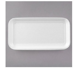 [17S MEAT TRAY] 17S White Foam Meat Tray 1000/case