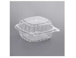 [DART C53PST1] 5' clear hinged burgur box 500pcs/case